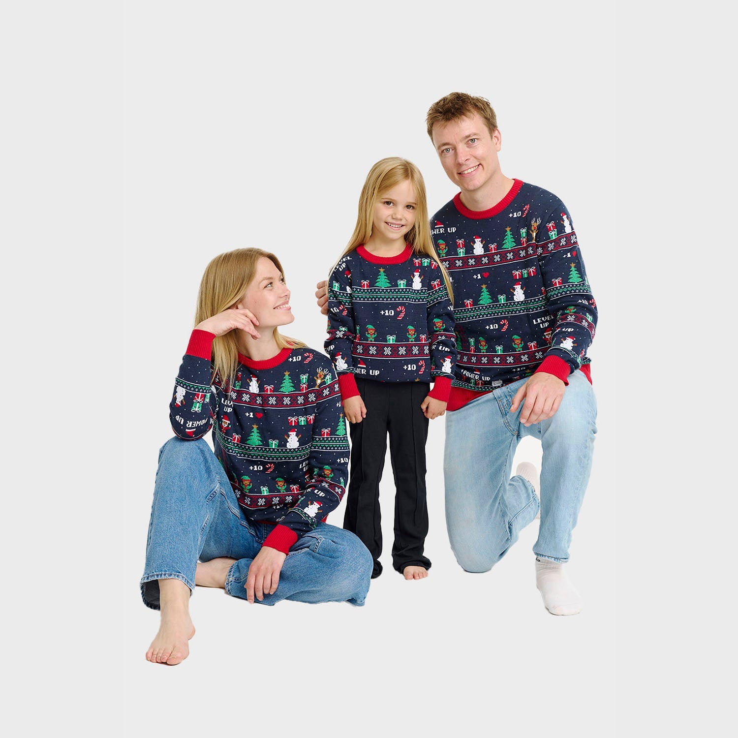 Vintage Gaming Christmas Sweater – Men
